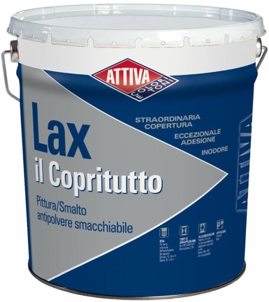 LAX COPRITUTTO OPACO BIANCO LT. 12,5