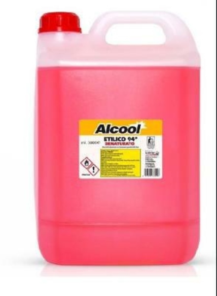 ALCOOL ETILICO 94% DENATURATO LT.5