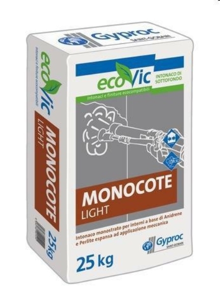 INTONACO PRONTO MONOCOTE LIGHT KG.25