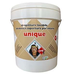 UNIQUE IDROPITTURA LAVABILE AD ELEVATA COPERTURA LT.14 BIANCO