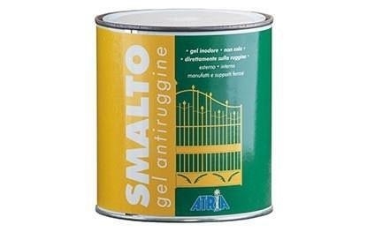 SMALTO ANTIRUGGINE GEL LT 0.750 RAL 1013 BIANCO PERLA